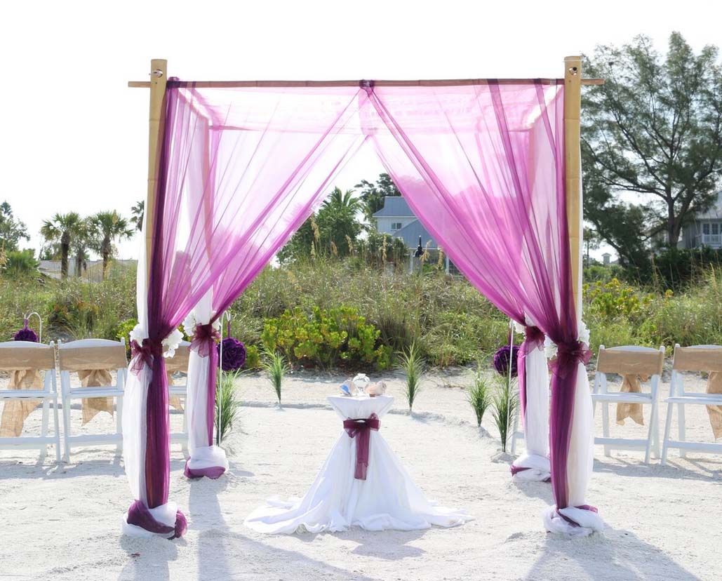 Inspiration for your beach wedding color scheme